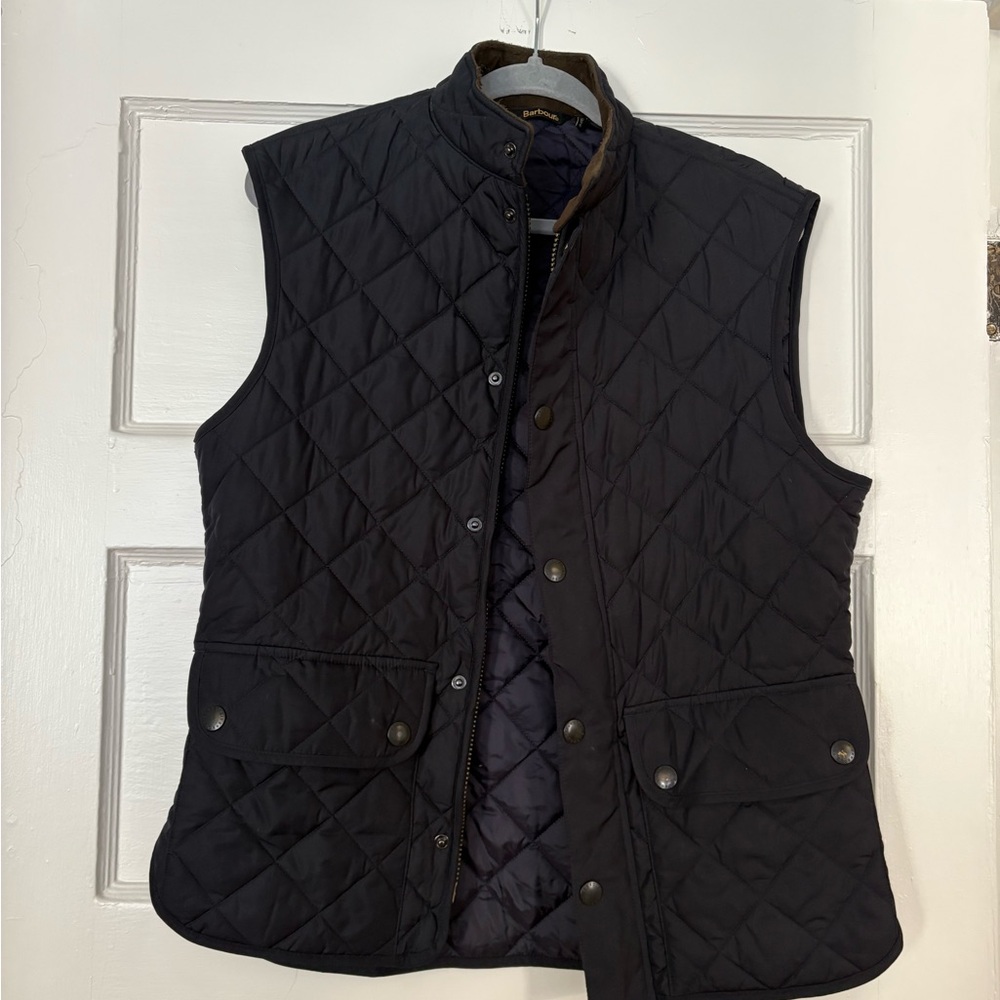Barbour Men's Dark Quilted Vest